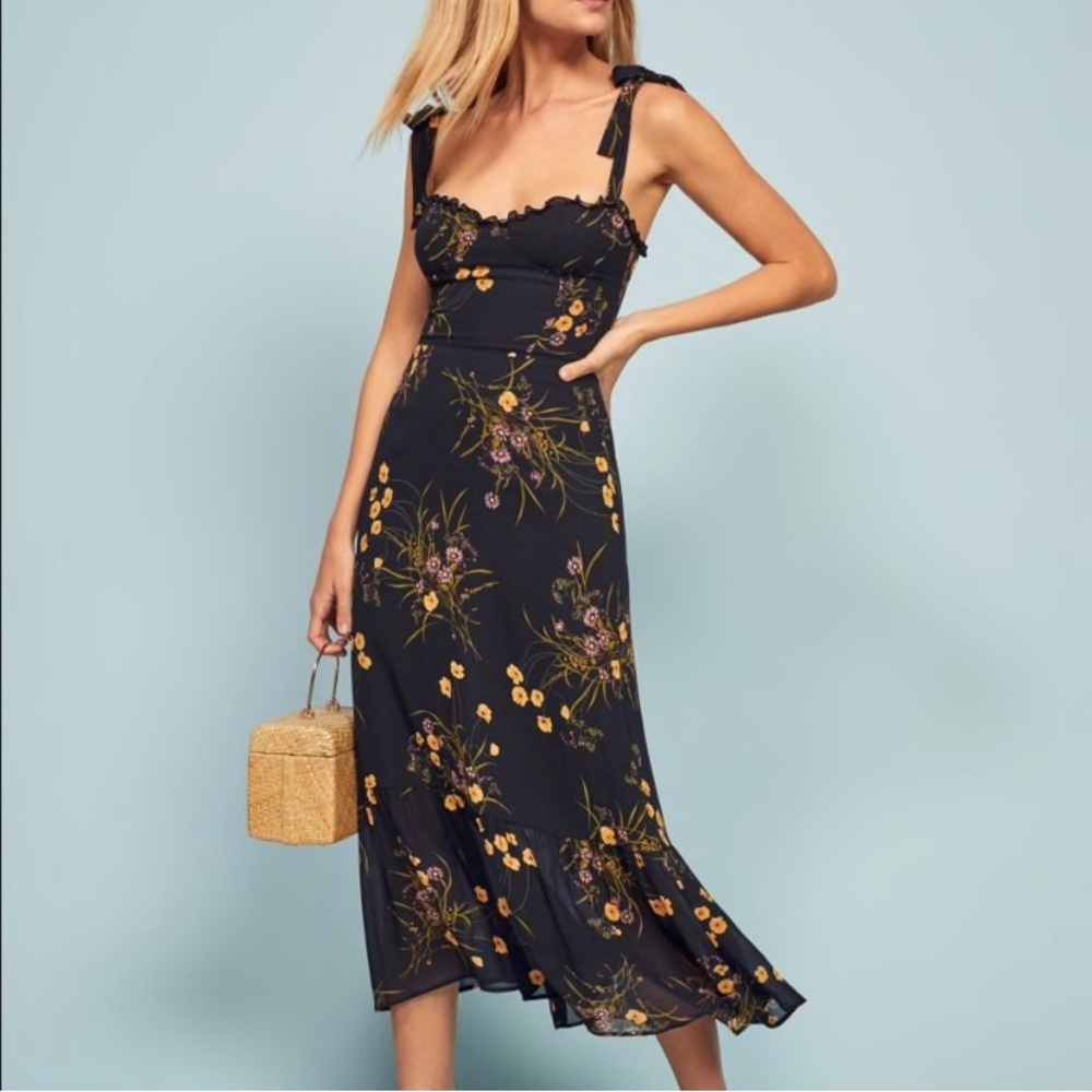 NEW Reformation Nikita Dress Mademoiselle